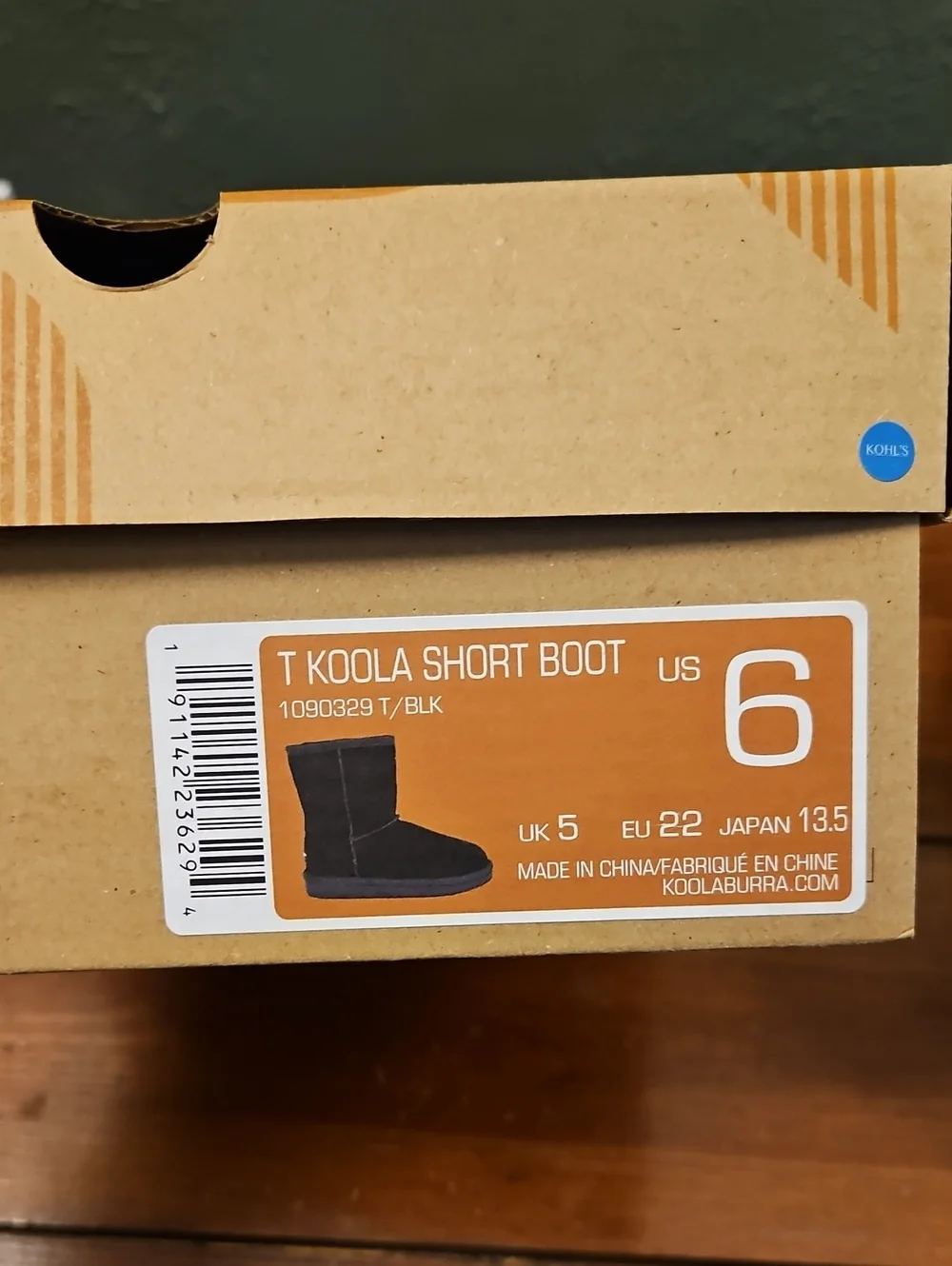 Koolaburra T Koola Short Boot Kids - Black